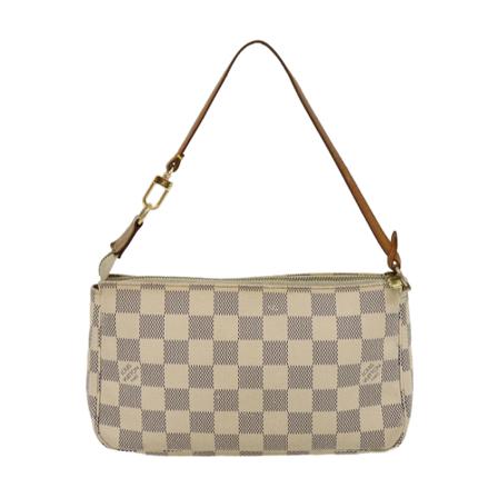 Louis Vuitton Vintage, Louis Vuitton Pochette accessoires Wit, Dames, Maat:ONE Size