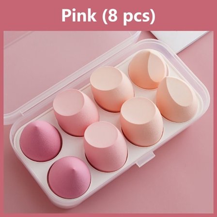 8 ST Makeup Puff Powder Puff ROSA - stock