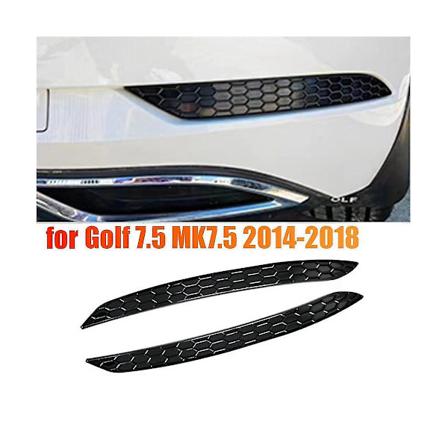2 stk. Honeycomb-hale baglygteafdækningstrimklistermærke til Golf 7.5 Mk7.5 bagkofanger-reflektor S