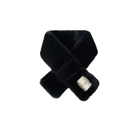 Thermal Neck Warmer Cross Scarf SVART