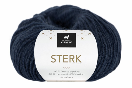 Du Store Alpakka Garn Sterk Mørk-Indigo 920, 50g
