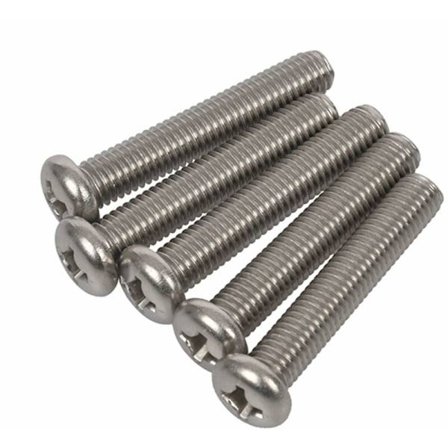 M8 45mm x 45in 304 Rustfrit Stålmaskinskruer Bolt