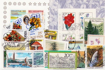 Turisme/Natur - Frimærkepakke - Stemplet