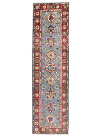 Tapis Kazak Fine 84X296 De Couloir (Laine, Afghanistan)