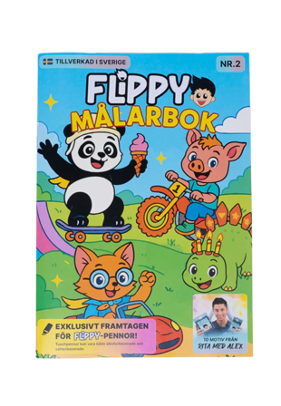 Flippy Målarbok - Rita med Alex Skapa & pyssla Unisex ONESIZE