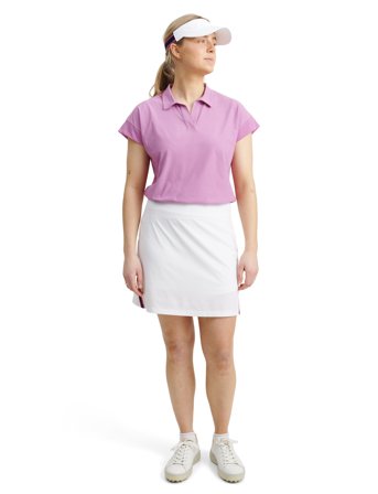 Abacus Lds Brook Stripe Skort 45Cm - White - 38