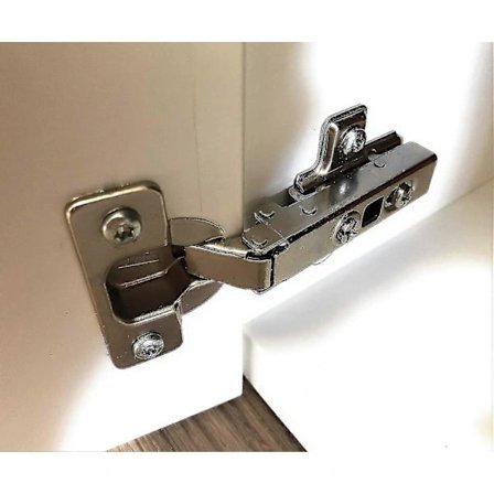 Sett med 2 hengsler og 8 skruer Kompatibel med Ikea Besta, Fritids og Stuva møbler