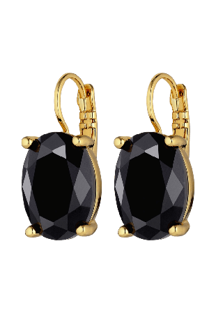 Dyrberg & Kern CHANTAL BLACK Örhänge Smycken klockor Dam Svart ONESIZE