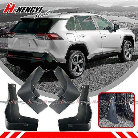 For 2019-2023 Toyota RAV4 Mud Flaps Skvettlapper Formstøpte Foran & Bak