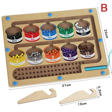 IC Magneettinen väri- ja numerolabyrintti B