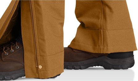 Carhartt Workwear Carhartt M's Firm Duck Insulated Bib Overall Carhartt Brown
