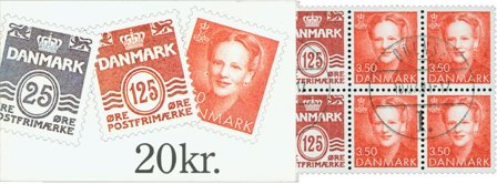 Danmark 1991 - Frimærkehæfte 20 kr. AFA 6 - Stemplet
