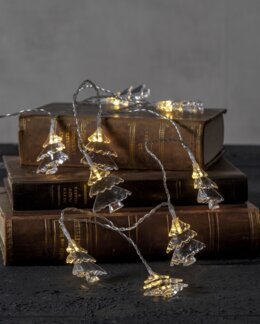 Star Trading batteridrevet med transparente graner Hvid