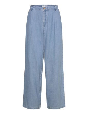 Mango | Wide Leg Lyocell Pants With Pleats | 36