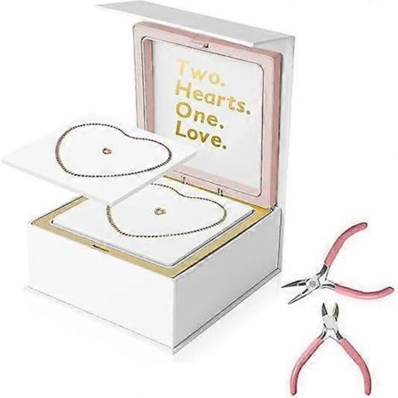 Permanent armbåndsett, tidløs armbåndlaging, vennskapsarmbånd for par, DIY-låsarmbånd, smykkegave til Valentinsdagen, gull og roségull