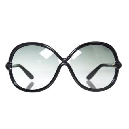 Tom Ford Pre-owned, Pre-owned Plasticsunglasses Zwart, Dames, Maat:ONE Size