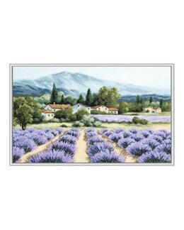 Stickpackung Bild Lavendel