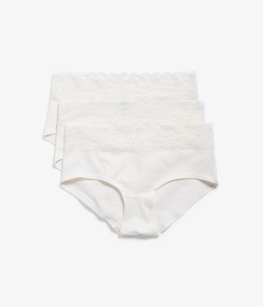 Kappahl | Hipstertrosa 3-pack Vit L | Vit