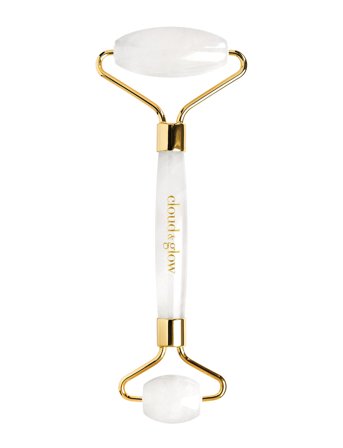 Cloud & Glow Facial Roller White Jade - White - 65 G