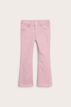 Kappahl | Dżinsy bootcut mid waist Jasnoróżowy 104 | Jasnoróżowy