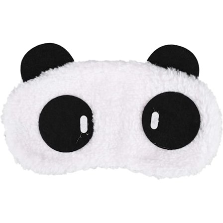 Söt Panda Sovmask Mjuk Plysch Huvudband, Roliga Emojis Sovmask Ögonmask Ögonöverdrag För Flickor Pojkar Kvinnor Män Barn Hem Sömn Resa, Överraskning