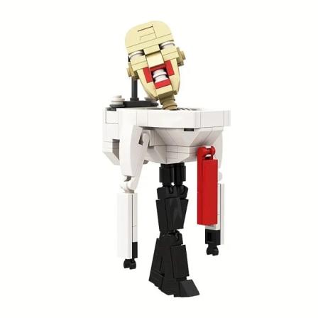 Skibidi Toalett, Toalettmann Spillserie Byggesteiner Leker, MOC Skrivebords Byggesteiner, Bysett for Voksne, Halloween/Thanksgiving Day/Jul 151pcs-Yo2
