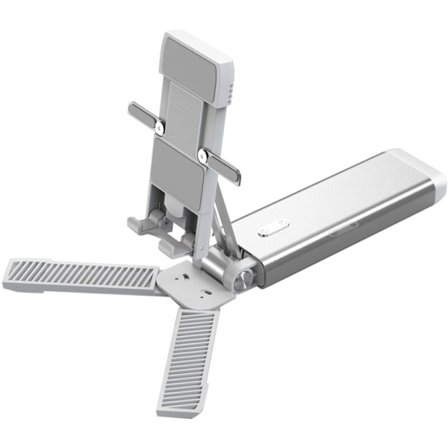 Bärbar hopfällbart laptopstativ för 12/12 Pro / 11 Pro surfplatta PC vit