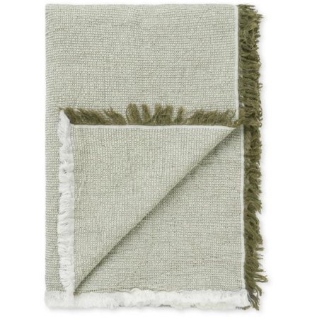 Elvang Daisy Pledd Bomull-Lin Green 130x180cm