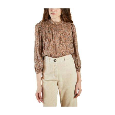Sessun Yama Blouse , Bruin , Dames , Maat: M