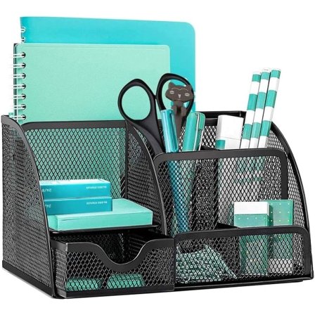 Verkkopöytäjärjestäjä, Monikäyttöinen Työpöydän Järjestäjä & Kynäpidike Työpöydän Järjestäjä Kouluun, Kotiin, Toimistoon Työpöydän Tarvikkeet (c-1) 