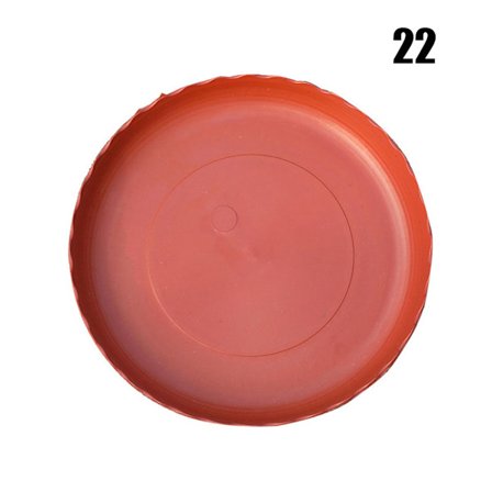 Stor rund kort blomkruka Kontroll Rot Roskruka Plantering Fröplanta Förtjockning Plastblomkruka eller bricka