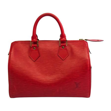 Louis Vuitton Vintage, Pre-owned Speedy 25 Bag Rood, Dames, Maat:ONE Size