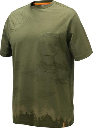 Beretta Men's Forest T-Shirt Men short-sleeved sweaters Green M