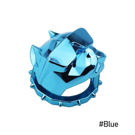 Personlighed Bully Dog Bil Interiør Motor Tænding Start Stop Knap Beskyttende Dekorativt Cover Klistermærke Bil Interiør Tilbehør~05518