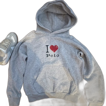 Unik Grå hoodie Polo Ralph Lauren