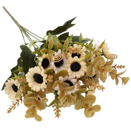 Konstgjord blombukett Realistiskt utseende inomhus eller utomhus Milano chrysanthemu5