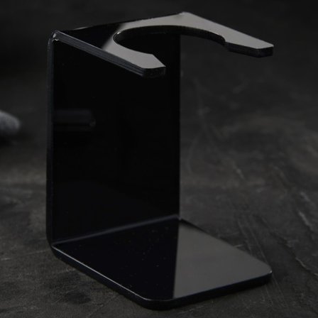 Black Shaving Brush Holder for Men - Shavingstands