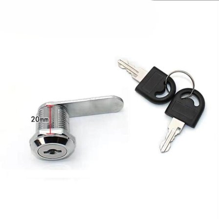 Kamslås för skåp 20MM OCHIPPAD