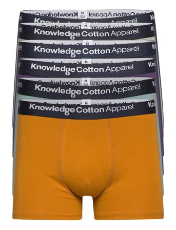 6-Pack Underwear - Gots/Vegan Boxerkalsonger Multi/mönstrad Knowledge Cotton Apparel
