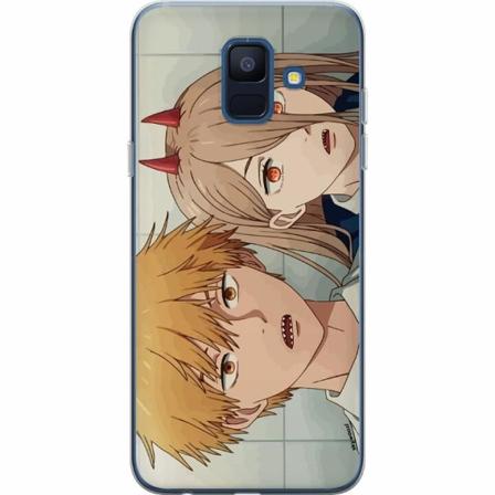 Samsung Galaxy A6 (2018) Genomskinligt Skal Chainsaw Man