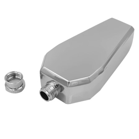 Rustfri Stål Lommelærre Flagon Bærbar Flaske til Backpacking Picnic