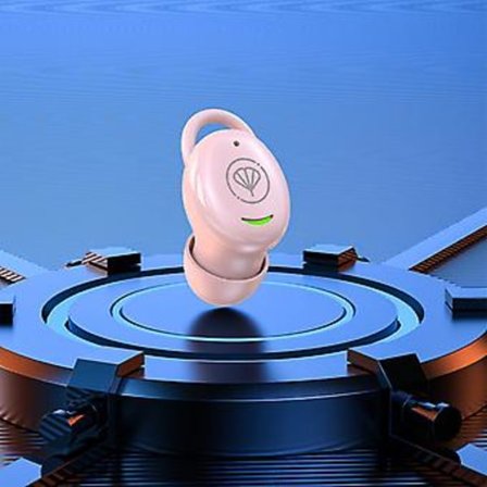 Sov-öronsnäckor Trådlösa Bluetooth-hörlurar Bluetooth 5.3 Mini In-Ear Mikrofon Bärbara Hörlurar För Sömn PK