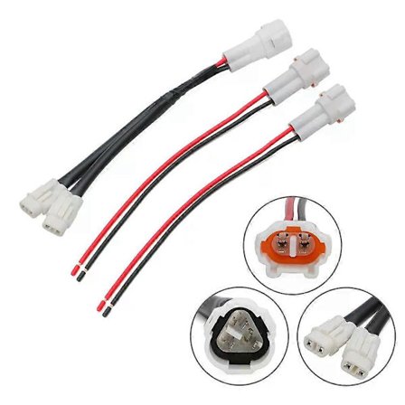 Til Yamaha Tenere T7 700 FZ07 Strømudtag SPLITTER USB-oplader GRIPS Ekstra Lys [DB]