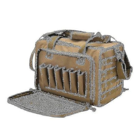Tactical Range Bag, vedenpitävä pistoolilaukku Khaki metsästystarvikkeet työkaluriipuslaukku - Hyvä