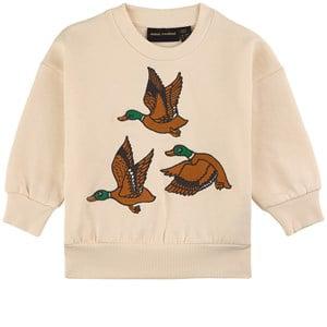 Mini Rodini Off white GOTS Ducks Graphic Sweatshirt 80/86 cm - Jumpers and knitwear - 80/86 cm - White