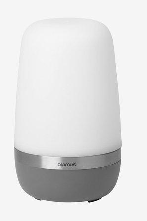 Blomus - Mobil Lampa LED Spirit Ø9 cm - Grå - Uppladdningsbara lampor - Från Homeroom