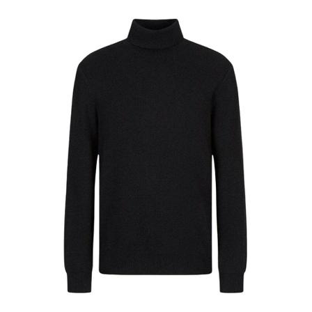 Armani Exchange Turtlenecks Sort, Herre Rullekraver