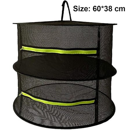 Urte tørkestativ med hengekøye, mesh dreneringsstativ - Effektiv løsning for tørking av planter