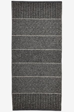 Horredsmattan - Carpet Alice - Grå - Bomulds- & kludetæpper - 70X250 - Fra Homeroom