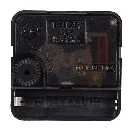 Stum andre kvartsurverk urverk stum veggklokke stille bevegelse(5.5X3.3cm,b)